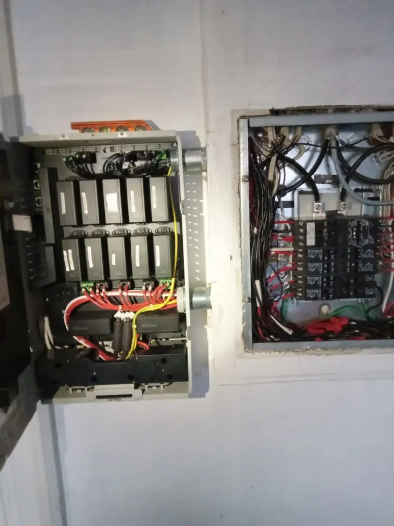 Electrical panel upgrade completed for Indoor Lighting Installation in Stow